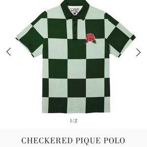 Bogey Boys Checkered Pique Polo
